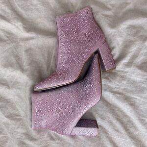 Pink Rhinestone Heels | 10